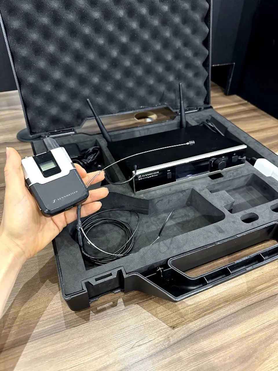 Microfone Sem Fio Digital Sennheiser SpeechLine SL Headmic Set