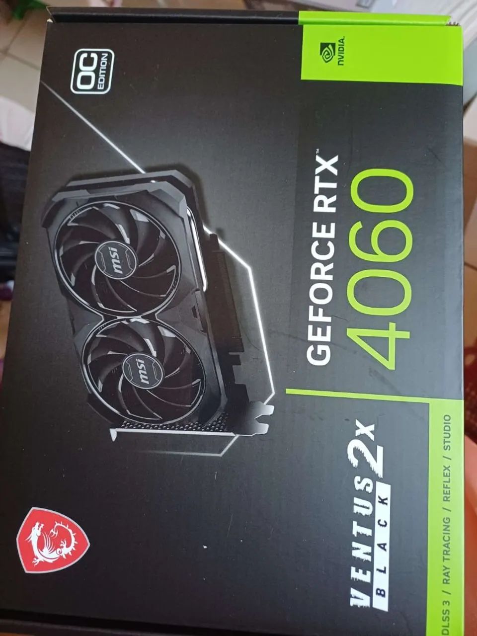 Vendo RTX 4060 VENTUS 2x BLACK OC MSI