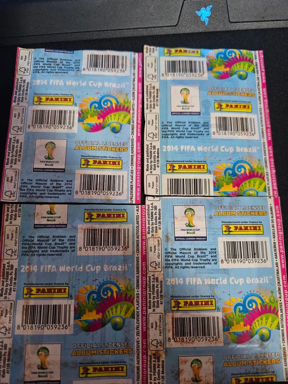 50 pacotes lacrados copa 2014  - Foto 3