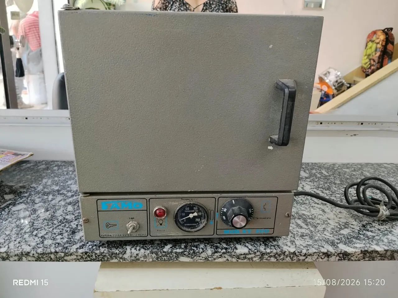 Estufa para esterilização 