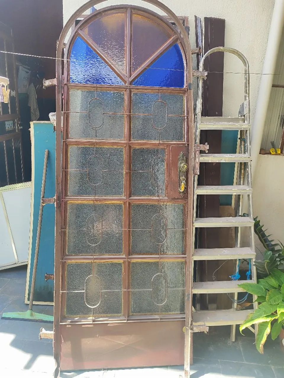 Porta de ferro com vidro  - Foto 2