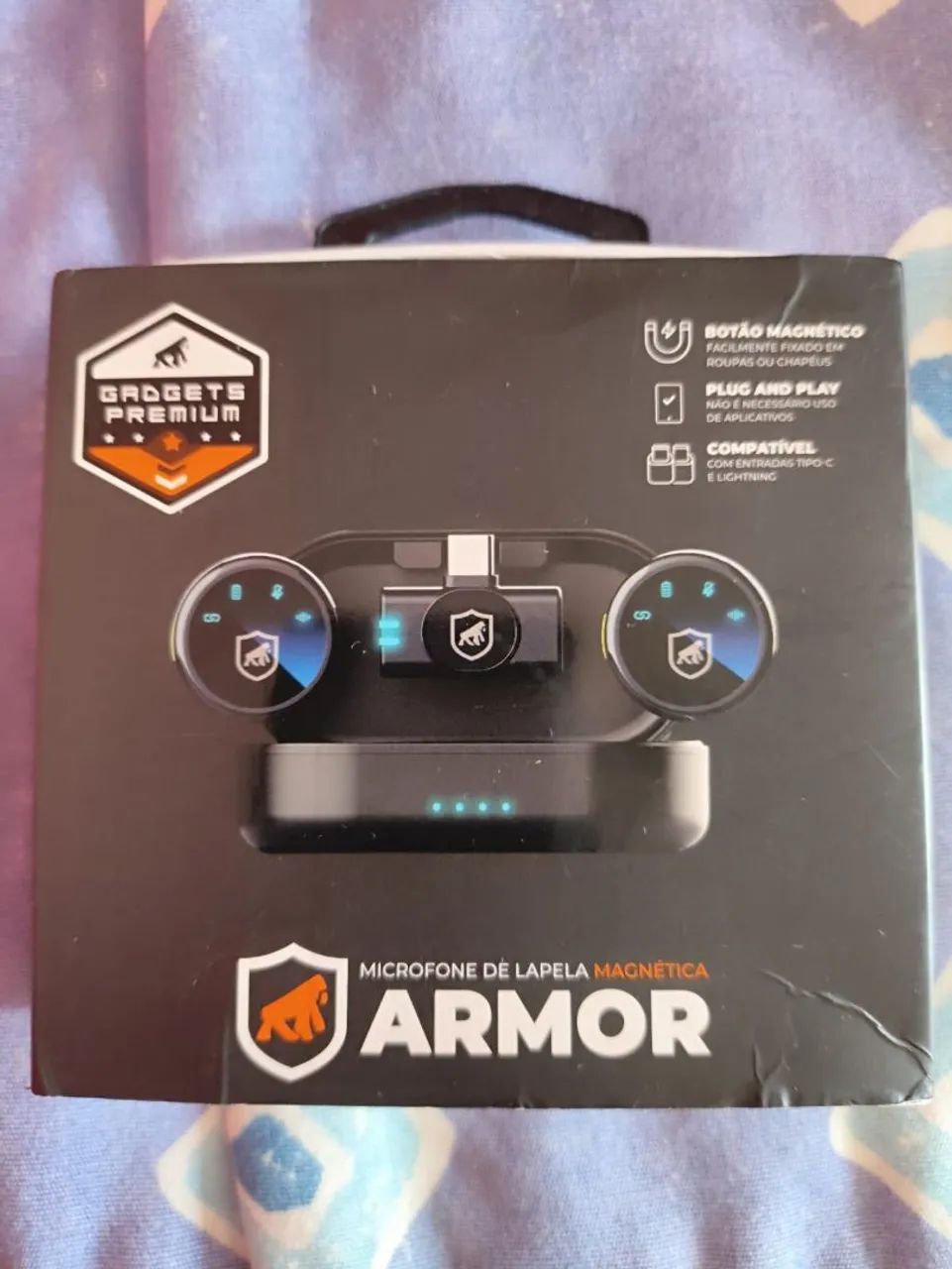 Microfone de lapela Armor G Shield 
