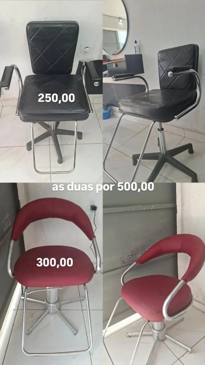 Cadeiras para barbeiro