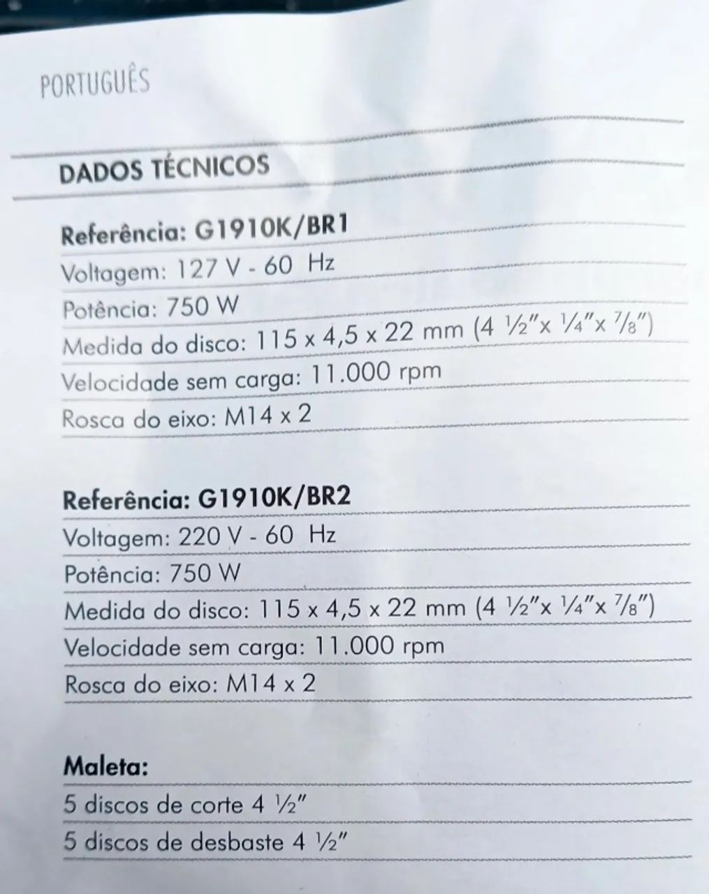 ESMERILHADEIRA ANGULAR - Foto 5
