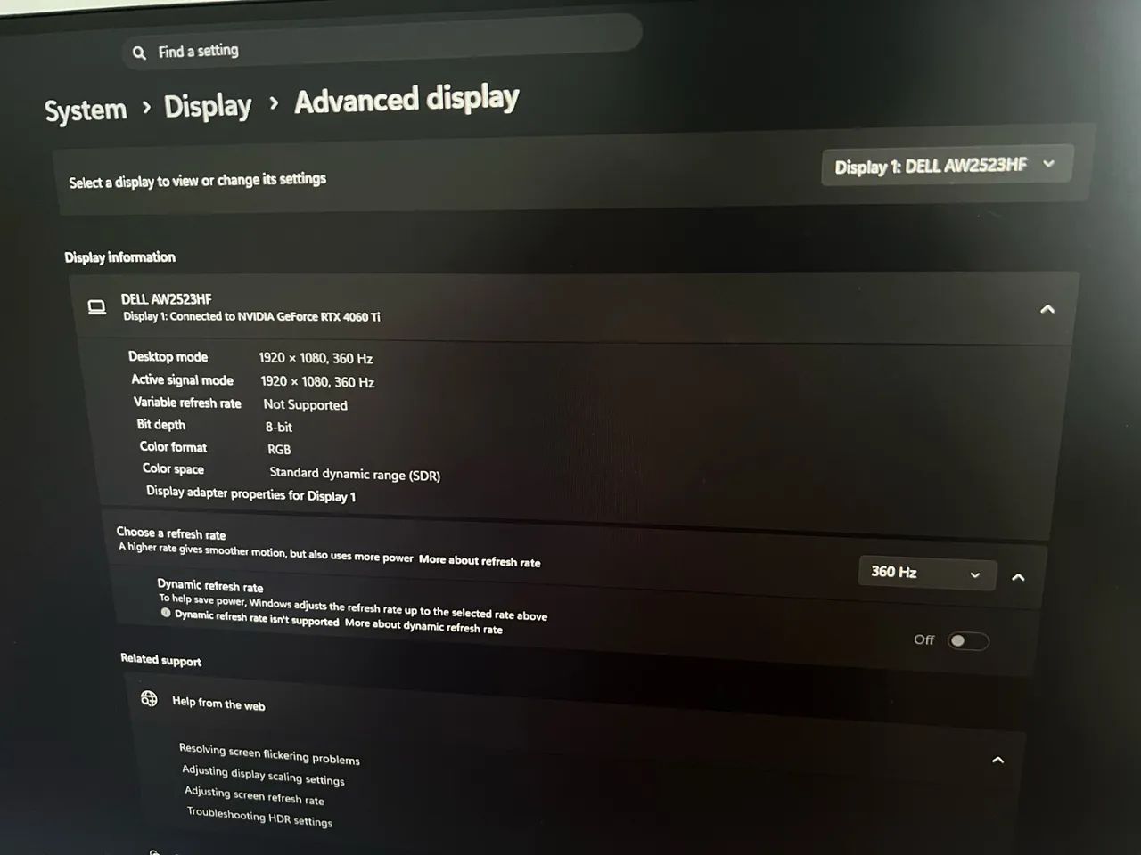 Monitor Alienware 360hz - Foto 4