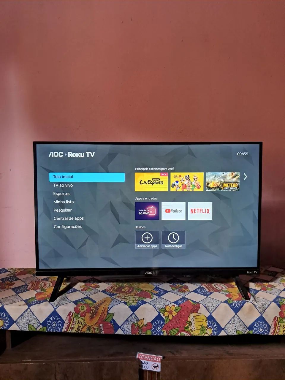 Roku TV Smart TV 32" AOC 