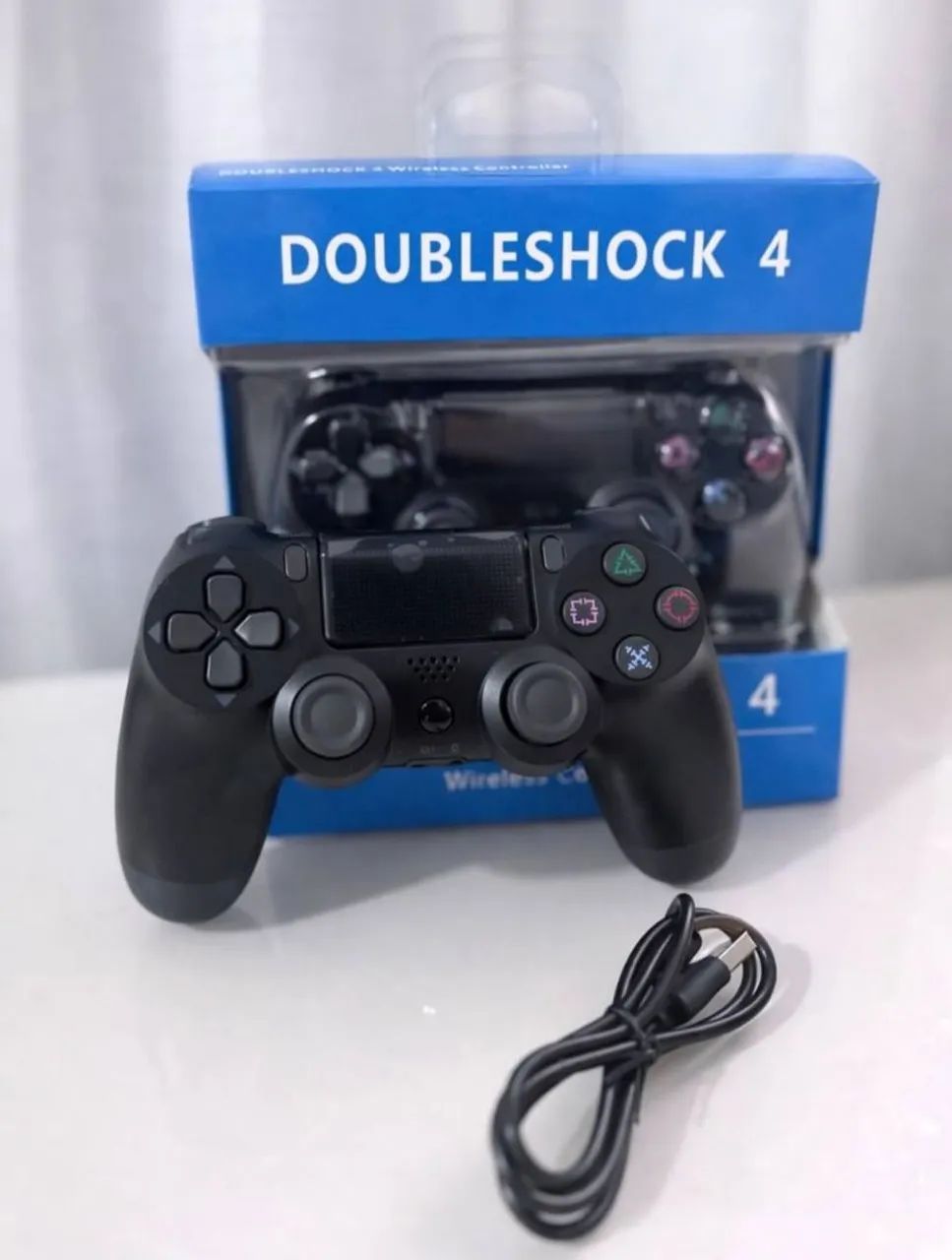 Controle de Ps4 compatível com PC, Smartv, Android e iOS novo na caixa 