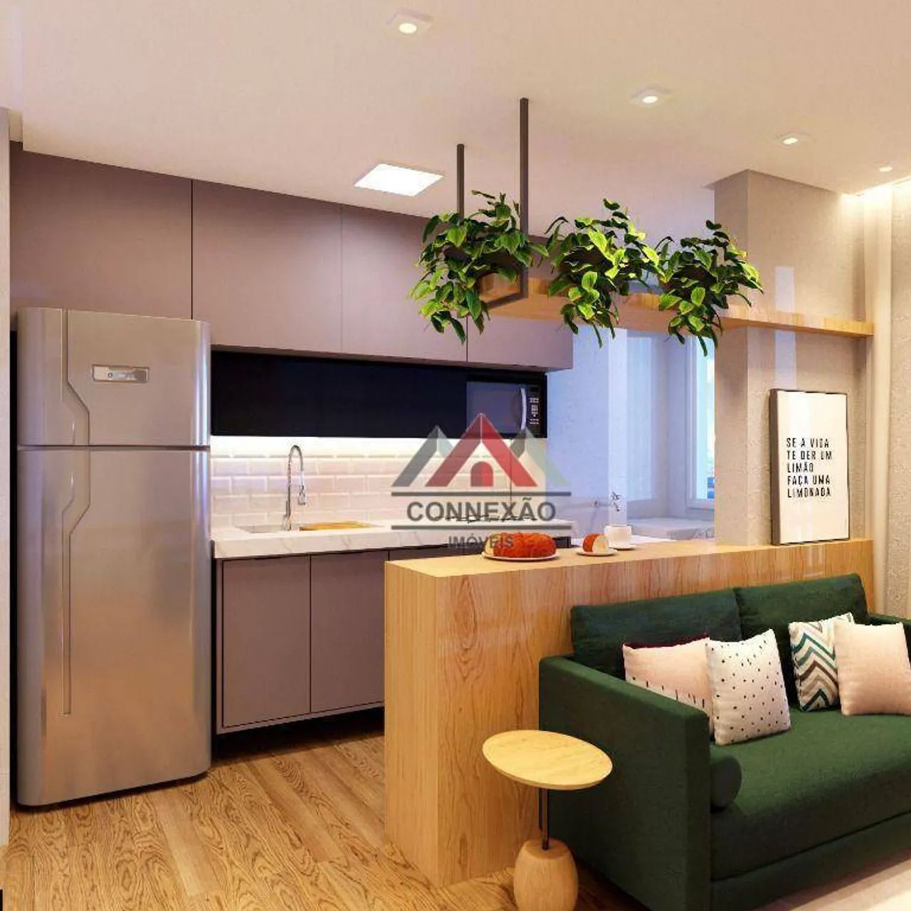 Apartamento com 2 dormitórios à venda, 46 m² por R$ 359.000 - Centro - Suzano/SP - Edifíci - Foto 3