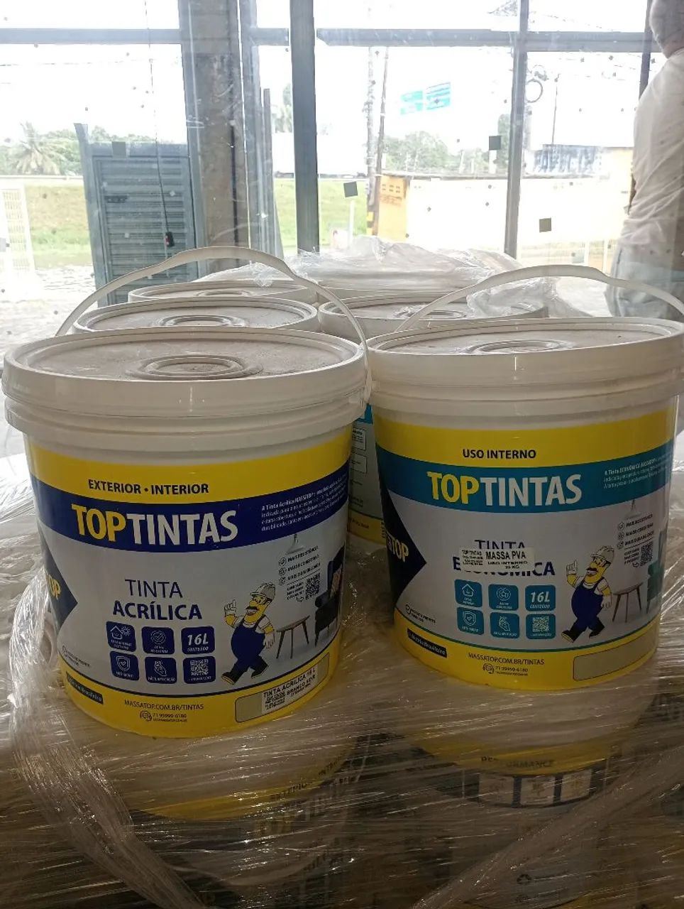 Tinta acrílica e massa PVA MassaTop - 16L