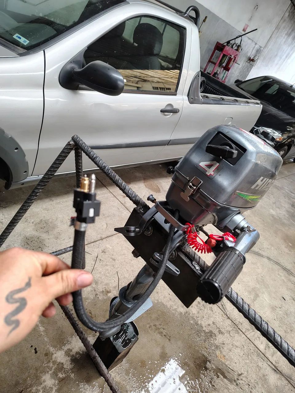 Motor popa Hidea 4hp - Foto 4