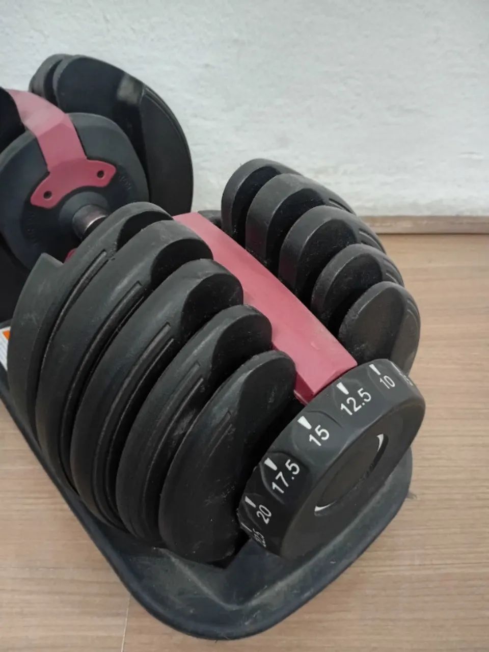 Haltere com Regulagem de Anilhas 23kg - Foto 3