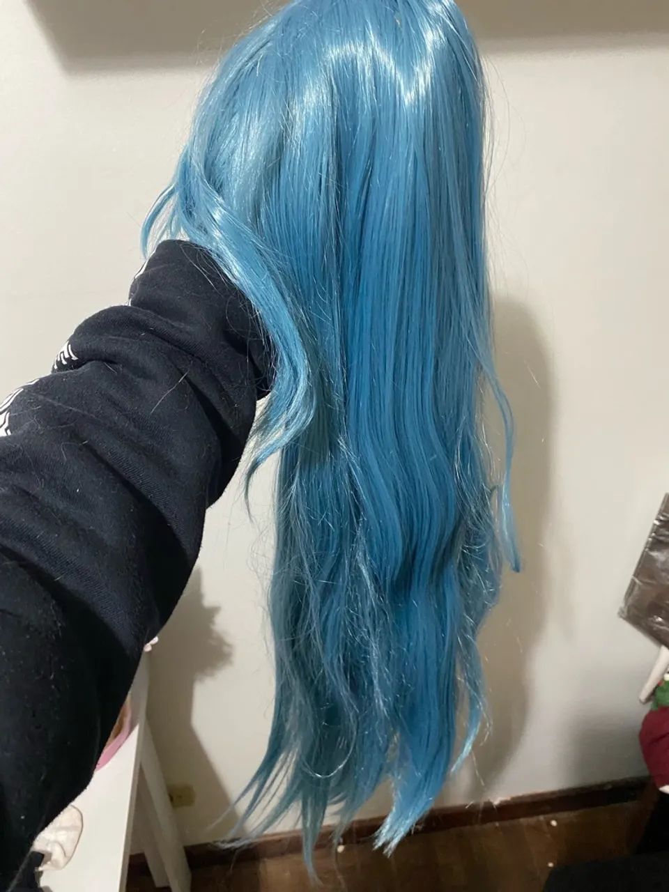 Peruca azul mahito cosplay  - Foto 2