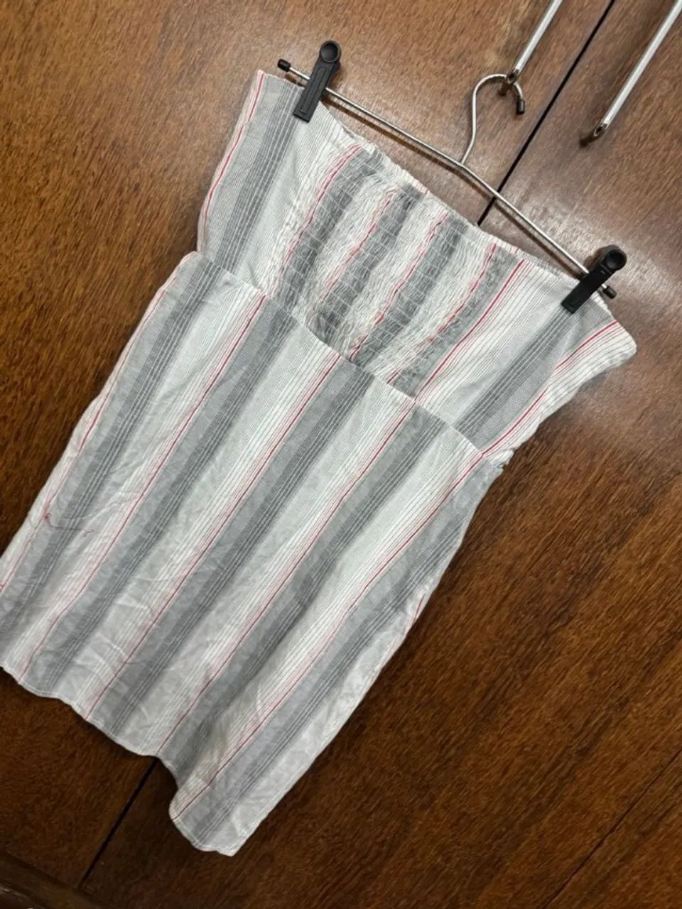 vestido tomara que caia listrado m - Foto 3