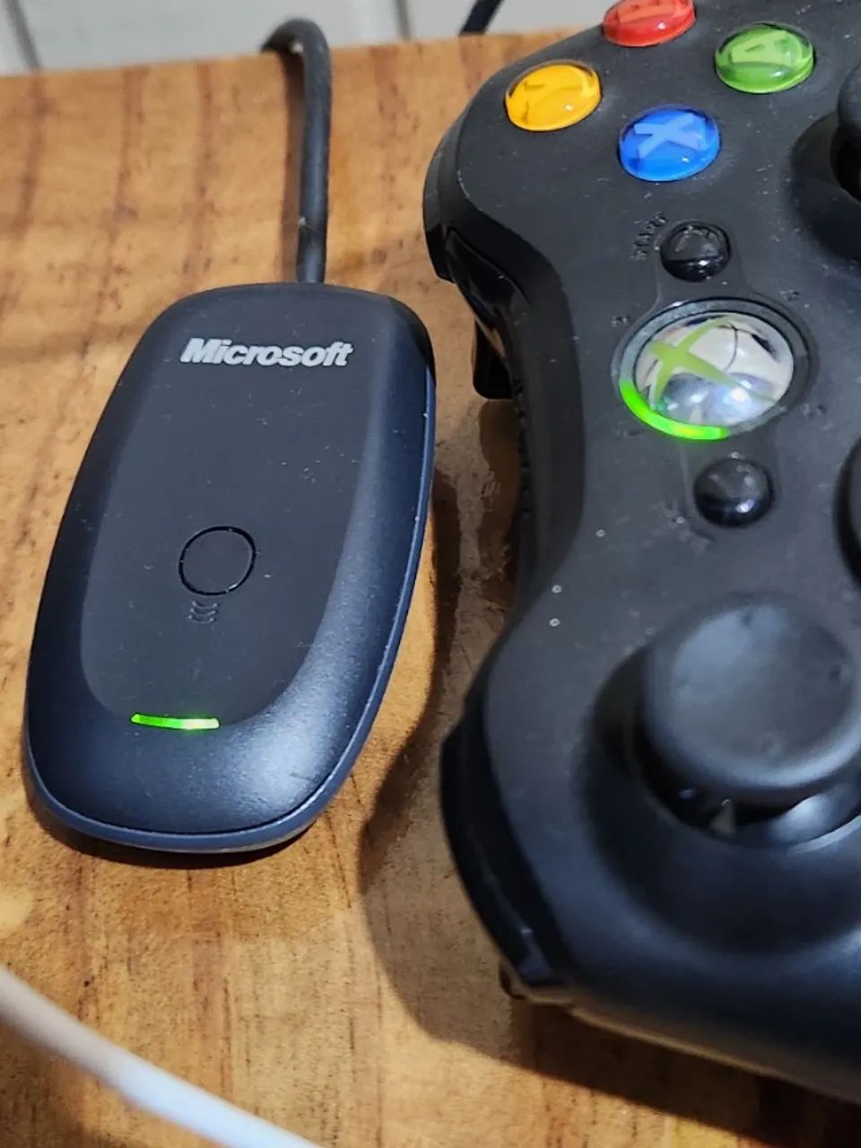 Controle Xbox360 para pc com receptor Microsoft originais  - Foto 2