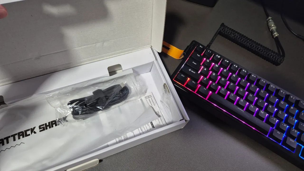 Teclado Magnético Attack Shark X68HE - Foto 4