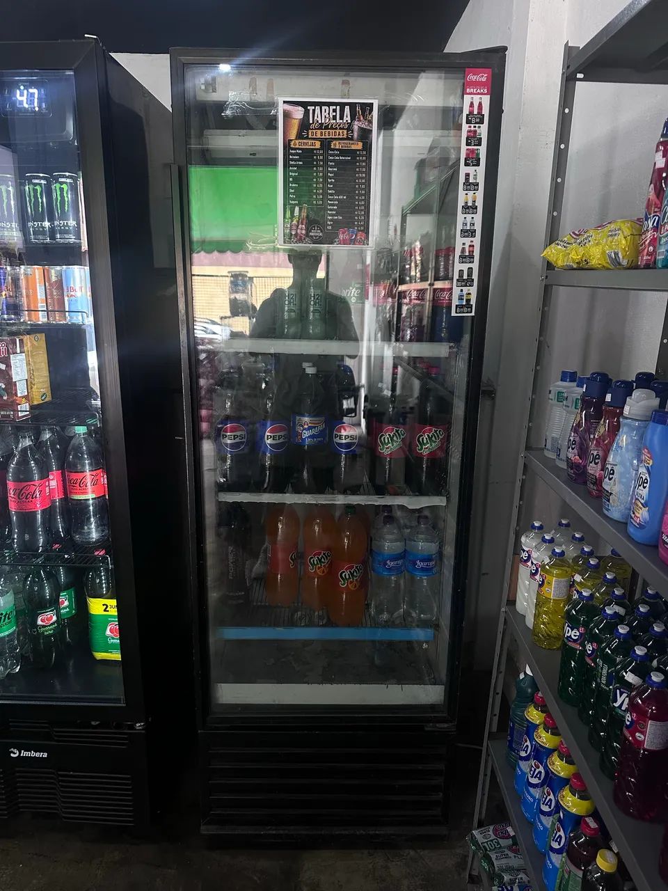 Freezer externo vertical 