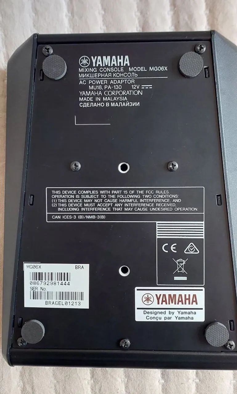 Mesa de som yamaha mg06x  - Foto 3