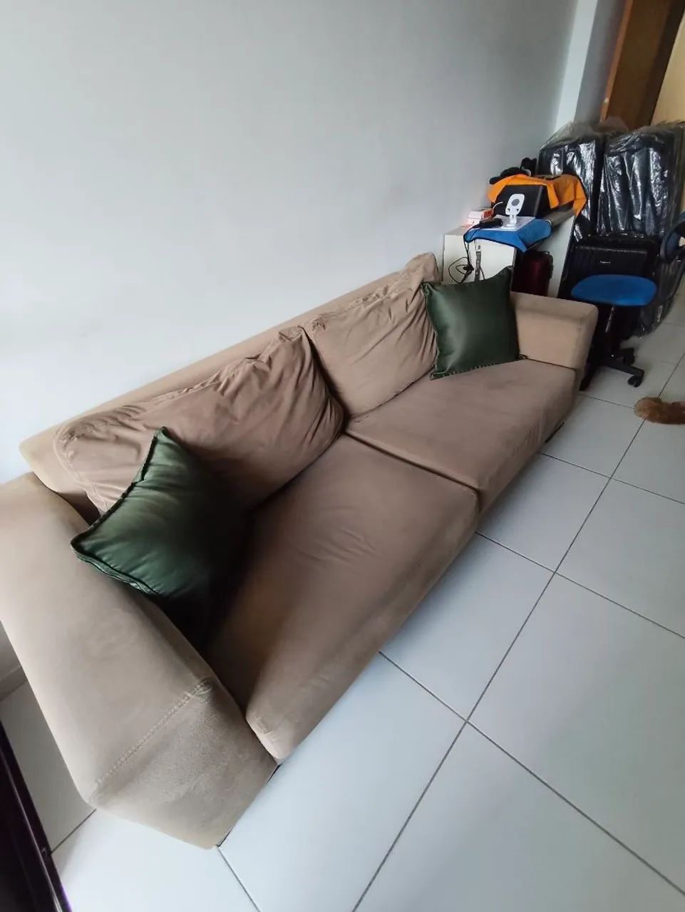 Sofá ? cama retrátil com almofadas soltas! - Foto 3