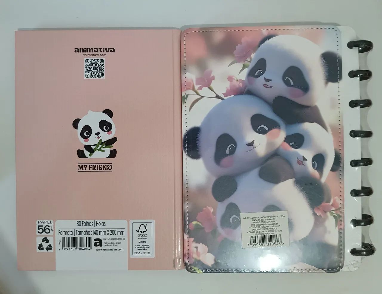 Kit Papelaria Panda - Foto 2