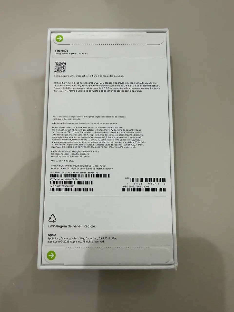 iPhone 17E black 256gb - Foto 2