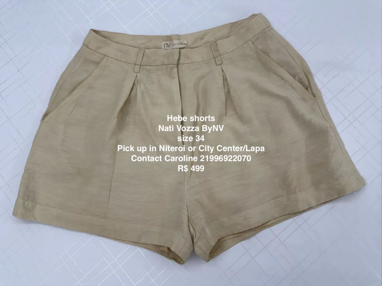 Short linho ByNV