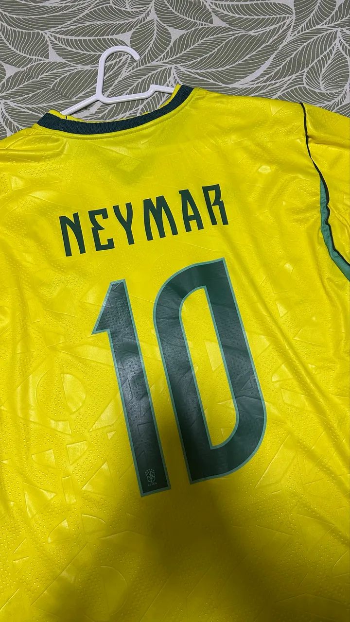 Camiseta Brasil Uniforme 1 - Copa / 10 Neymar - Foto 4