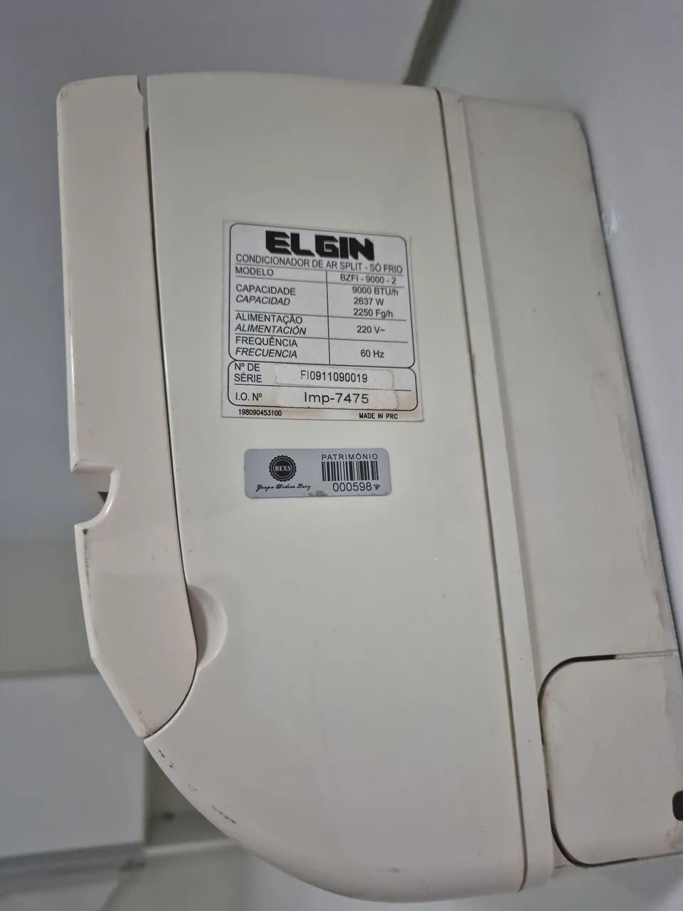 Ar Condicionado Multi Split Elgin (2 Unidades Internas + 1 Externa) - 9.000 BTUs cada - Foto 2
