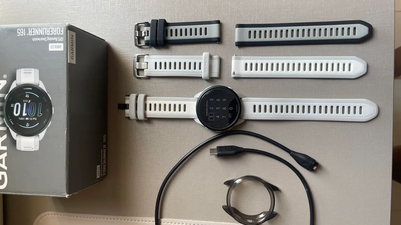 Garmin forerunner 165 branco  - Foto 5