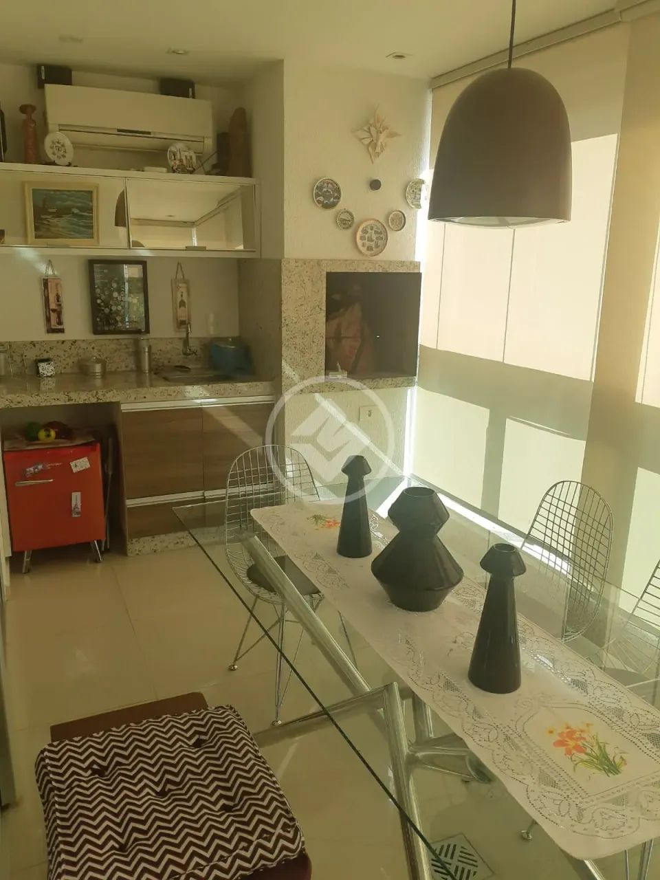 3 Suítes  1 Dormitório ou home oficce com moveis e ar condicionado  Lavabo Sala ampla com  - Foto 5