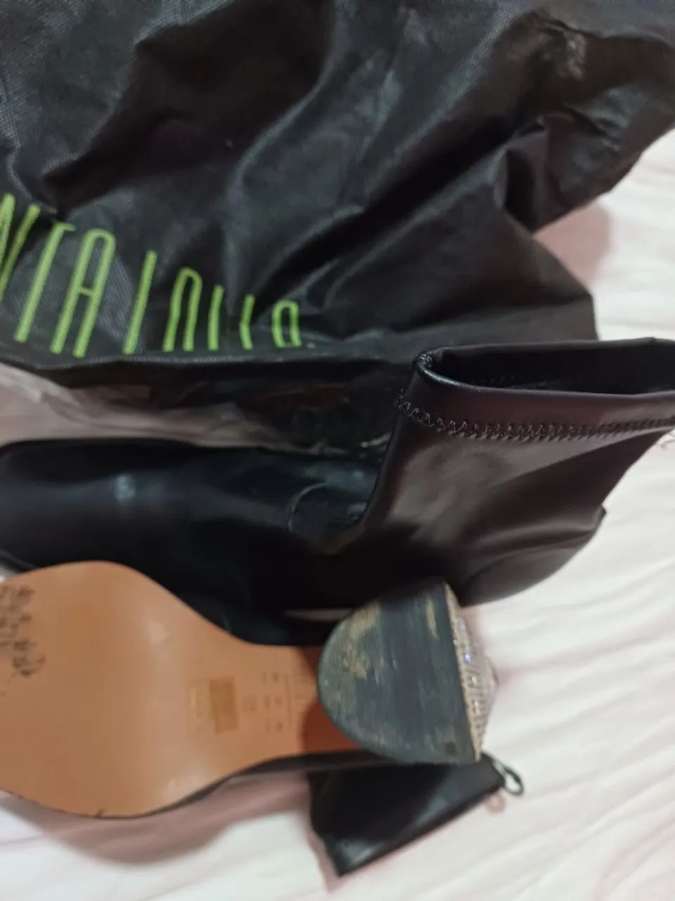Bota santa lolla  número 37 e bolsa santa lolla - Foto 3