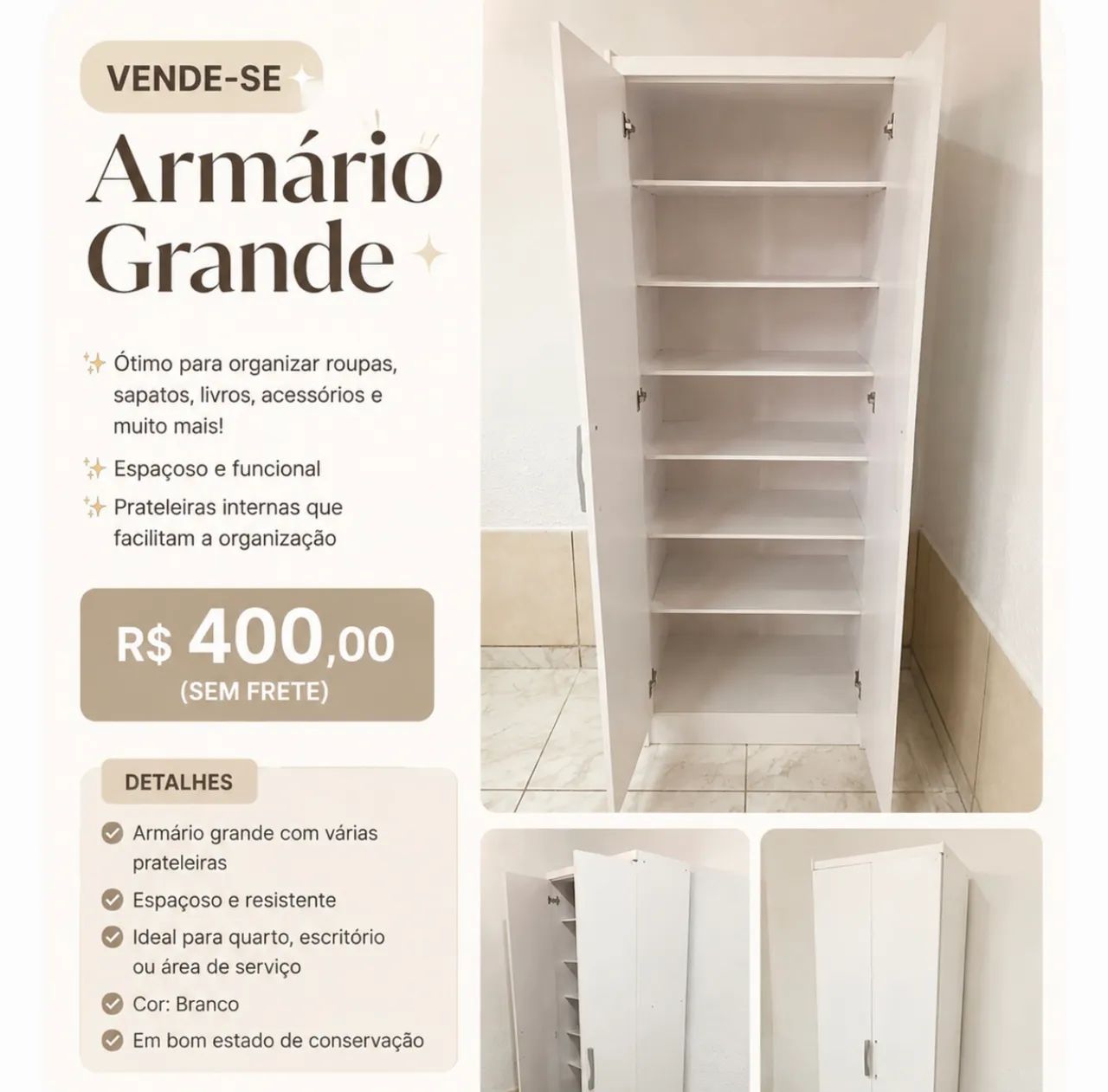 Armário branco 