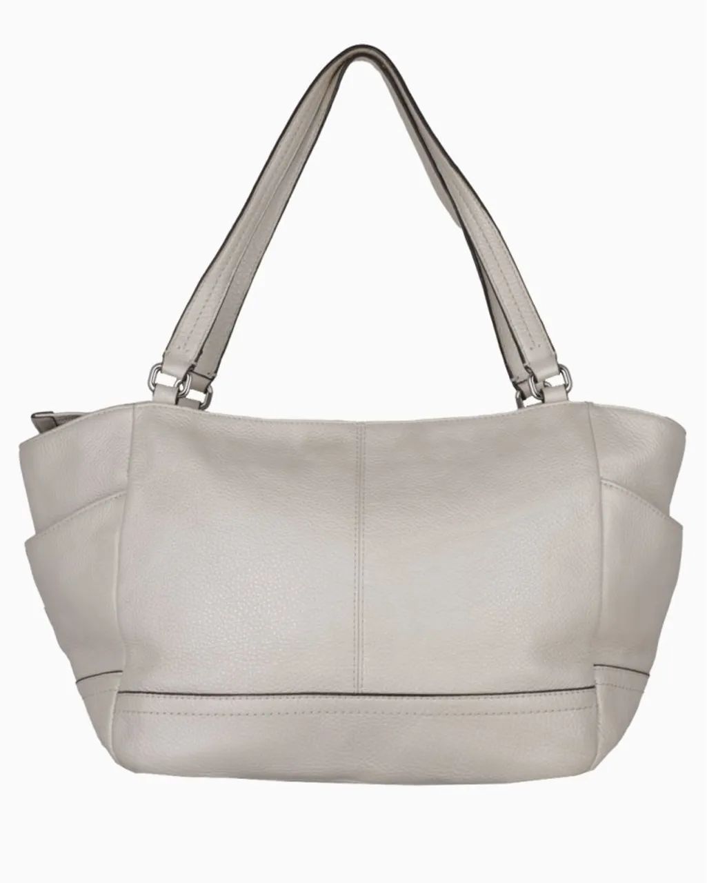 Bolsa Coach couro Off White - Foto 2