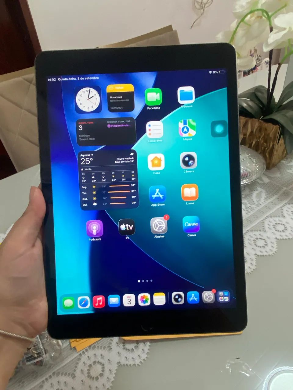 Apple iPad Wifi 9th Geração Cinza Espacial A2602 64GB 10.2 - Foto 2