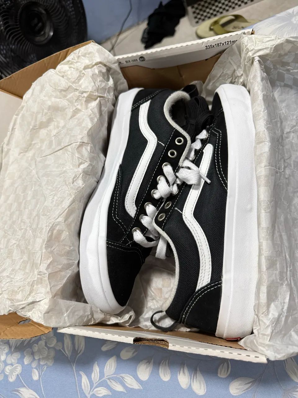 Tênis Vans Old Skool 36+ Preto e Branco  - Foto 3