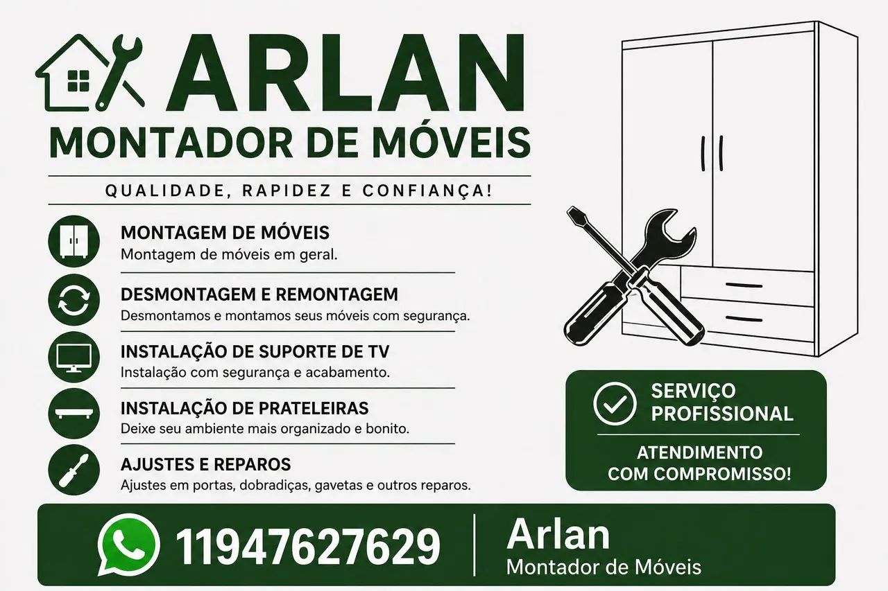 Montador de Móveis  (Arlan Matos)