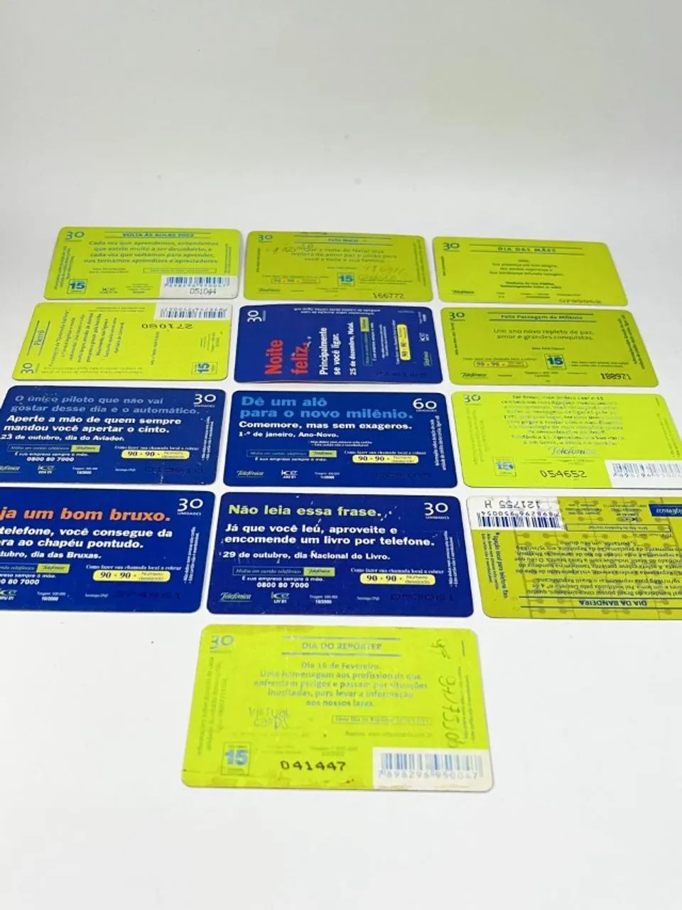 Coleção de 13 Cartões Telefônicos Telefônica - Datas Comemorativas - Foto 4