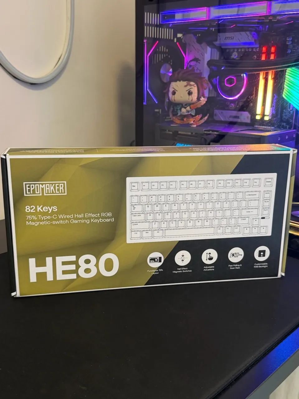 Teclado magnético EPOMAKER HE80 - Foto 5
