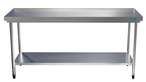 Mesa Bancada Em Aço Inox com Prateleira - Foto 2