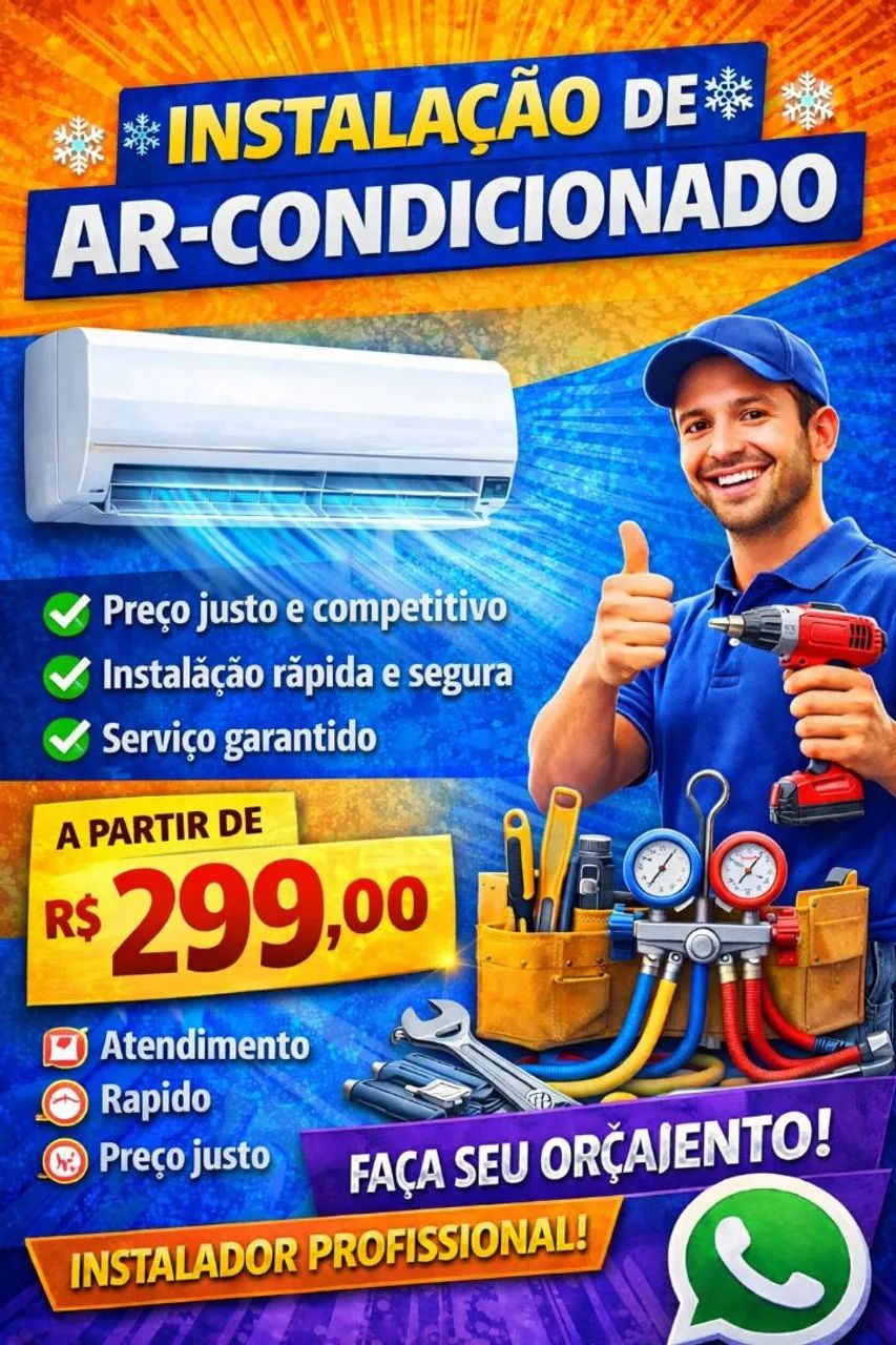 Instalação de Ar Condicionado 