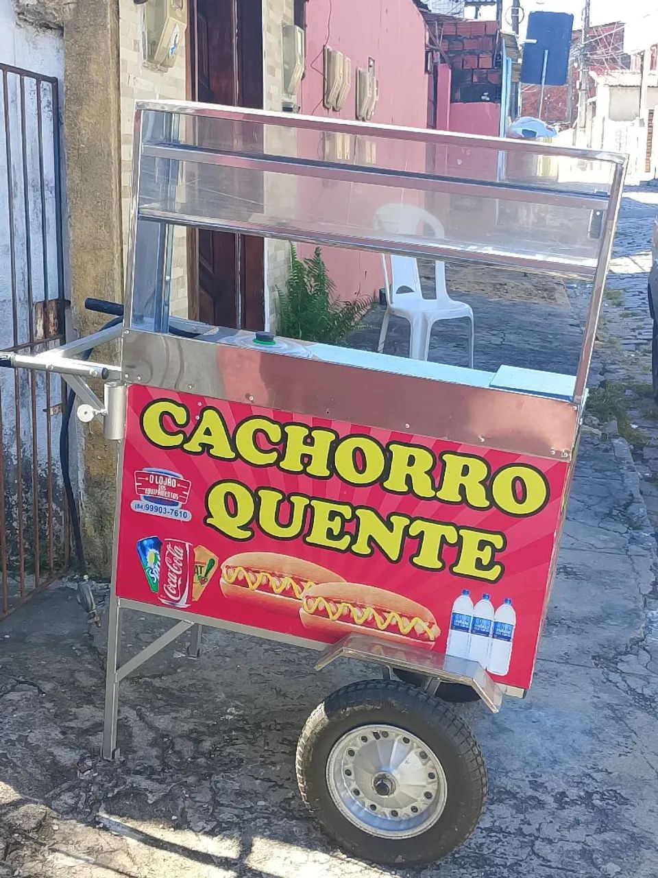 Carrinho de cachorro quente - Novo - Foto 3