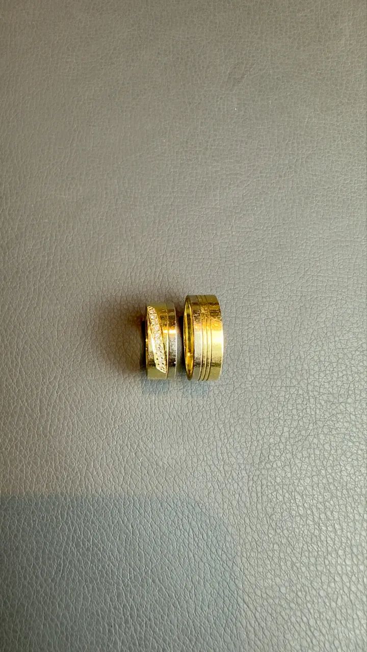 Alianças em ouro 18k - Foto 2