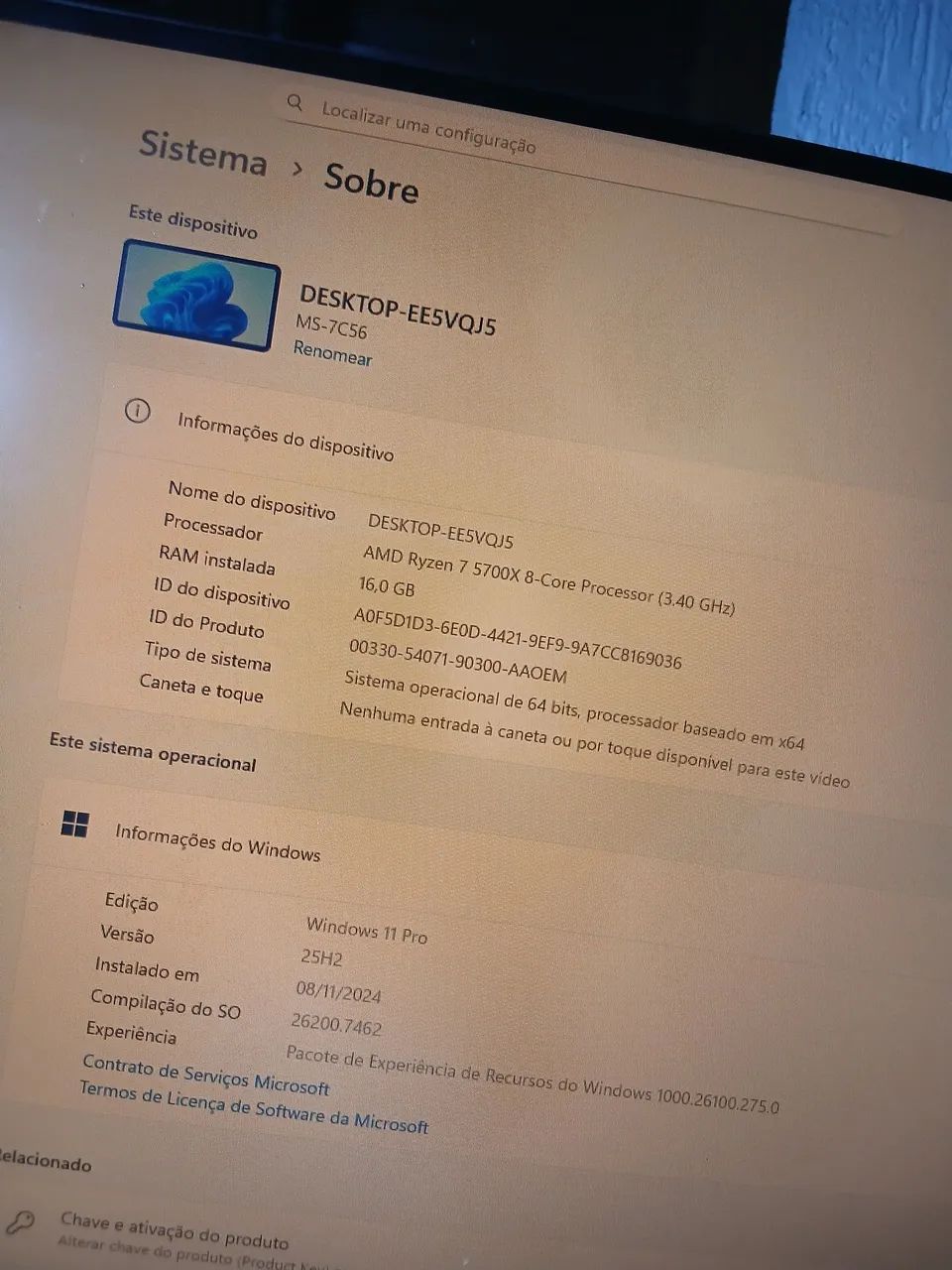 Processador ryzen 7 5700x  - Foto 2