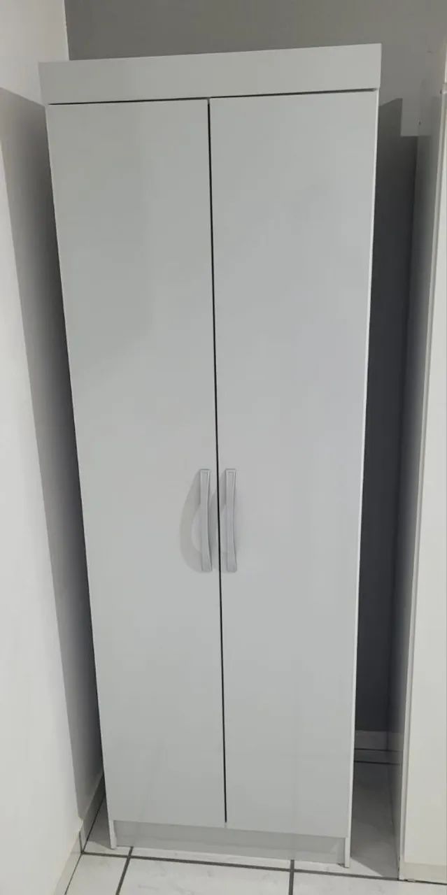 Armário multiuso branco duas portas 