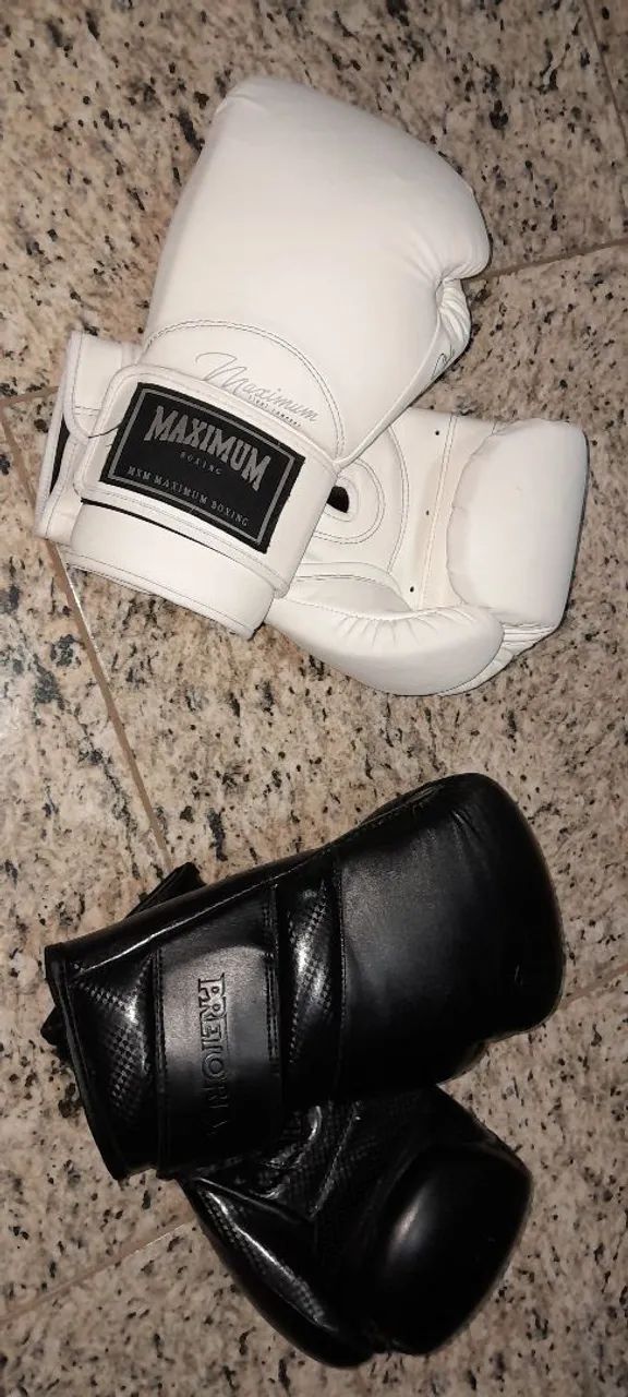 Luvas maximum 16 oz e pretorian 12 oz seminovas  - Foto 2