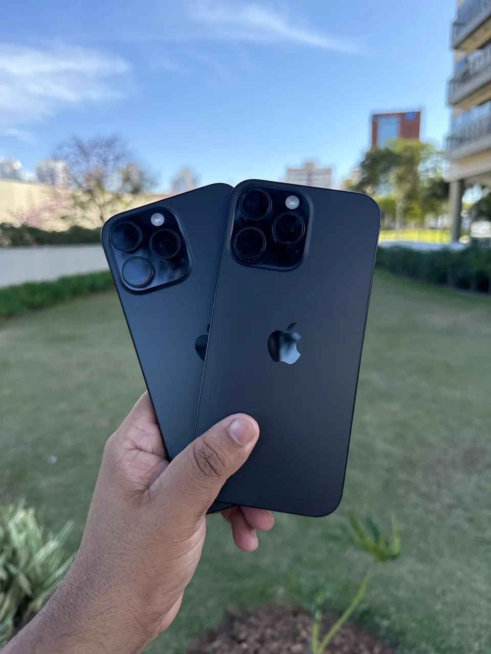 16 pro max preto usado com garantia  - Foto 2