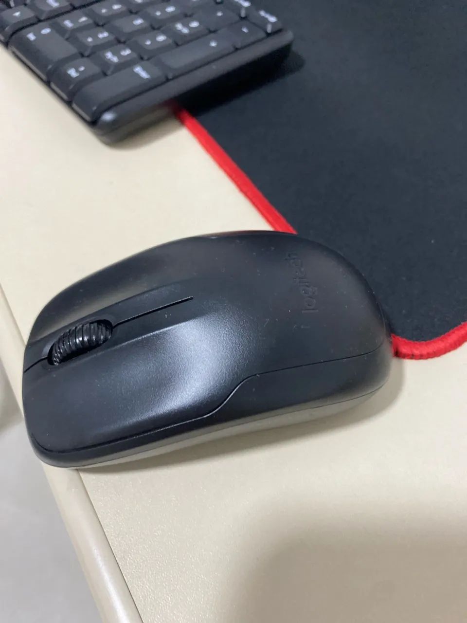 KIT TECLADO E MOUSE SEM FIO LOGITECH - PRETO - Foto 5