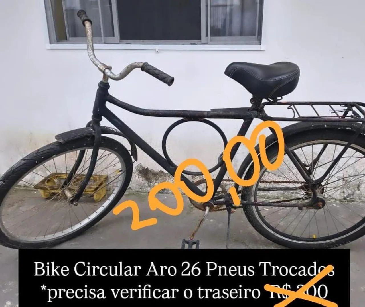BIKE TIPO CIRCULAR Freio de Pé 