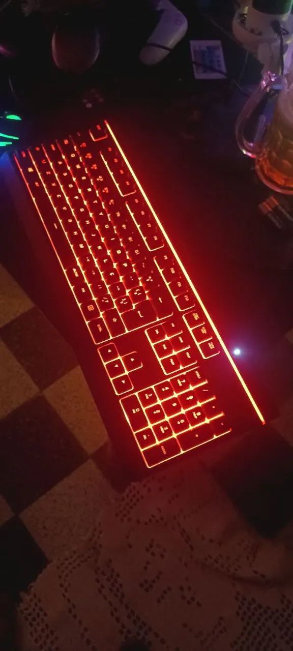 Teclado gamer hyper original e headset gamer original  - Foto 2