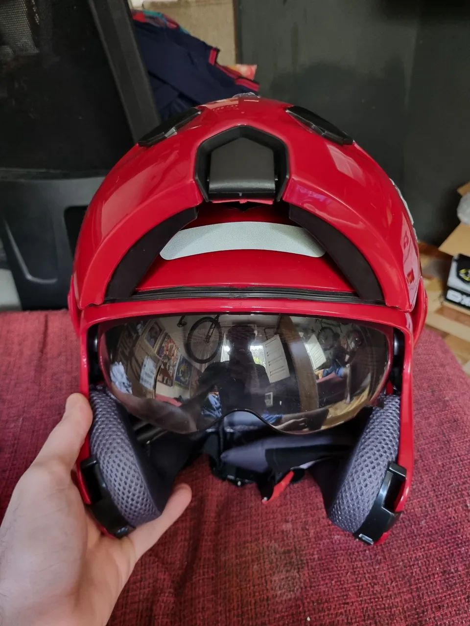 Capacete Novo Escamoteável  - Foto 2