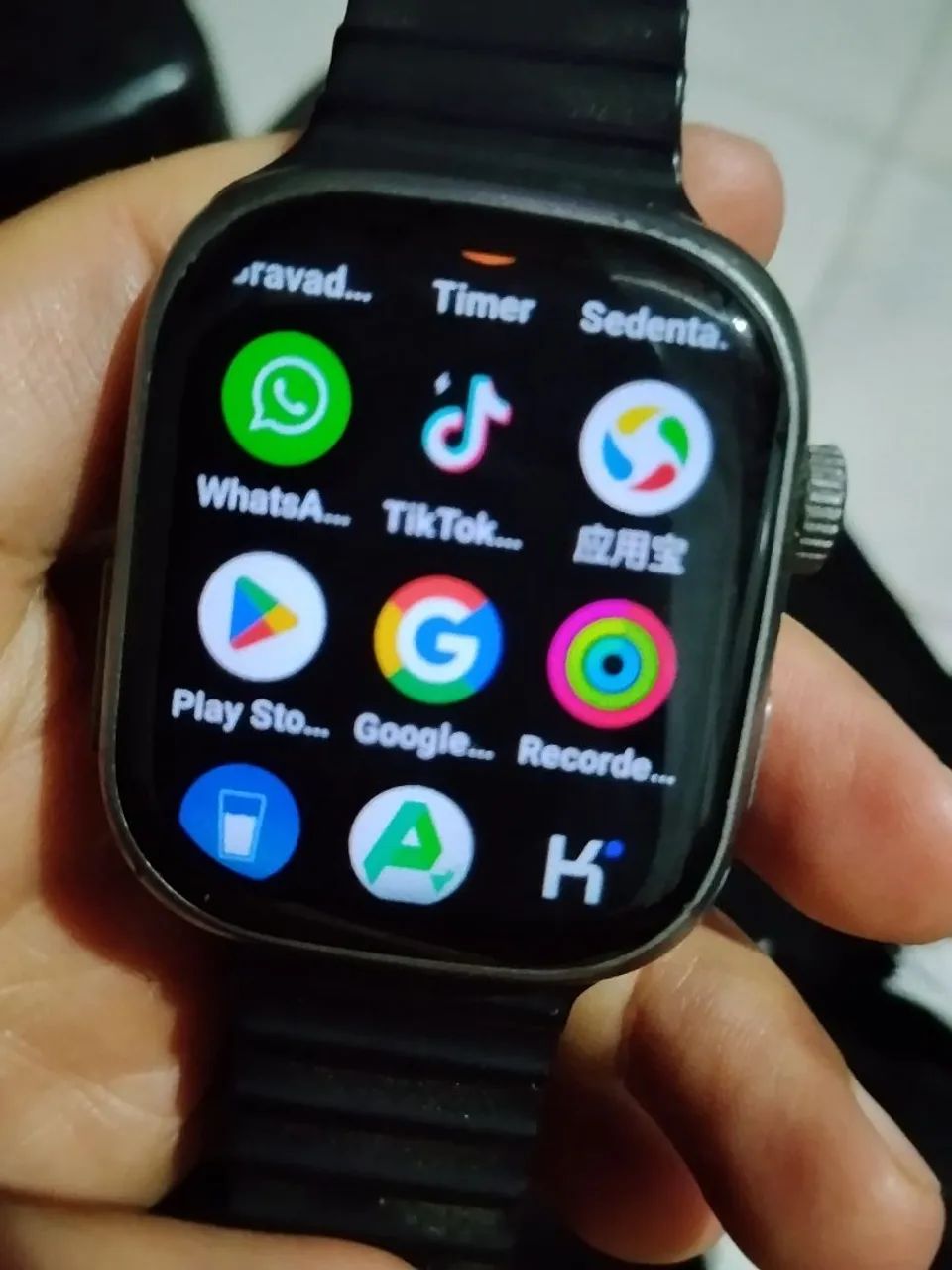 Relógio smartwatch com entrada para chip  - Foto 4